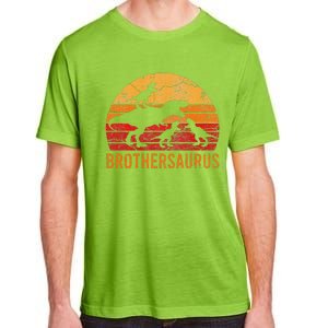 Brother Dinosaur 4 Funny Big Little Brothersaurus Gift Adult ChromaSoft Performance T-Shirt