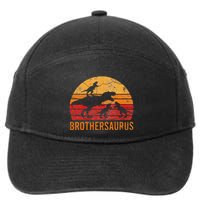 Brother Dinosaur 4 Funny Big Little Brothersaurus Gift 7-Panel Snapback Hat