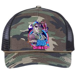 Blood Diner 80s Retro Rope Trucker Hat Cap