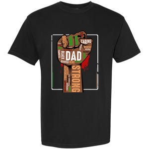 Black Dad African American Melanin Pride Black History Month Garment-Dyed Heavyweight T-Shirt