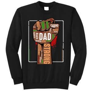 Black Dad African American Melanin Pride Black History Month Sweatshirt