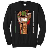 Black Dad African American Melanin Pride Black History Month Sweatshirt