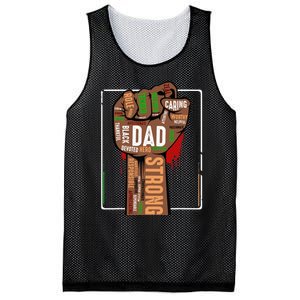 Black Dad African American Melanin Pride Black History Month Mesh Reversible Basketball Jersey Tank