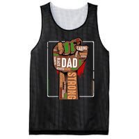 Black Dad African American Melanin Pride Black History Month Mesh Reversible Basketball Jersey Tank