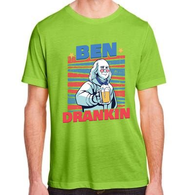 Ben Drankin American Veteran Independence Day Gift Adult ChromaSoft Performance T-Shirt