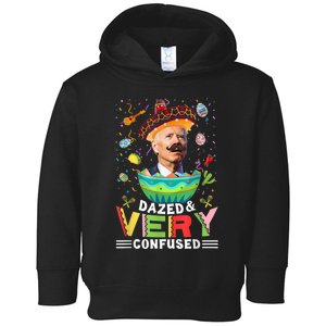 Biden Dazed And Very Confused Funny Anti Biden Cinco De Mayo Toddler Hoodie