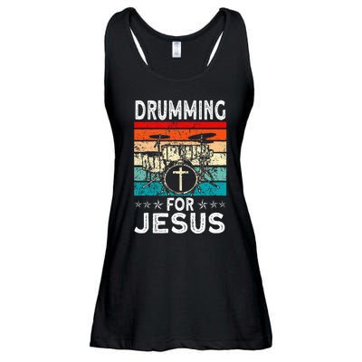 Best Drumming Art For Women Drummer Drum Drumming Jesus Ladies Essential Flowy Tank