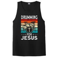 Best Drumming Art For Women Drummer Drum Drumming Jesus PosiCharge Competitor Tank