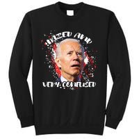 Biden Dazed And Very Confused Funny Anti Joe Biden Us Flag Sweatshirt