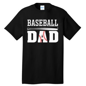 Baseball Dad Apparel Dad Baseball Tall T-Shirt