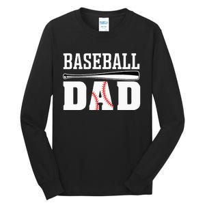 Baseball Dad Apparel Dad Baseball Tall Long Sleeve T-Shirt