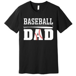 Baseball Dad Apparel Dad Baseball Premium T-Shirt