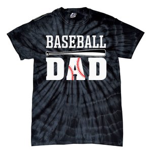 Baseball Dad Apparel Dad Baseball Tie-Dye T-Shirt