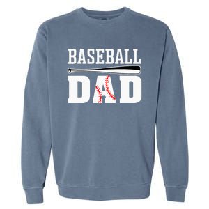 Baseball Dad Apparel Dad Baseball Garment-Dyed Sweatshirt