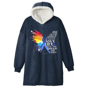 BehcetS Disease Awareness I Choose To Love Life And Fight Gift Hooded Wearable Blanket