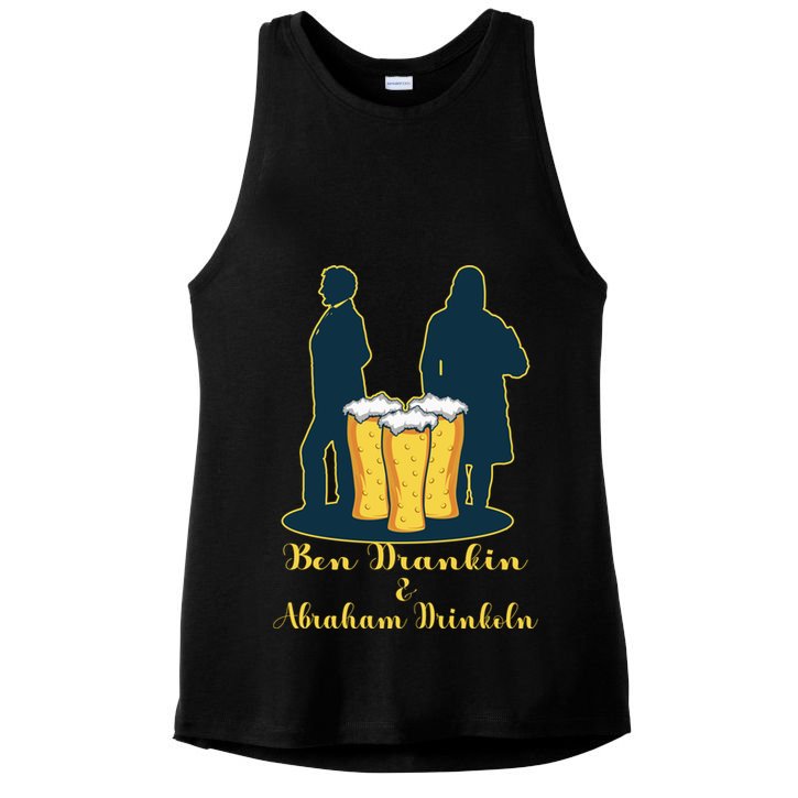 Ben Drankin American Alcoholic Gift Ladies PosiCharge Tri-Blend Wicking Tank