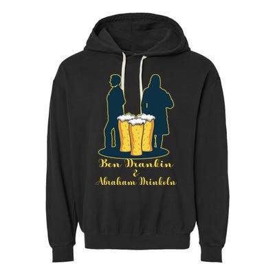 Ben Drankin American Alcoholic Gift Garment-Dyed Fleece Hoodie