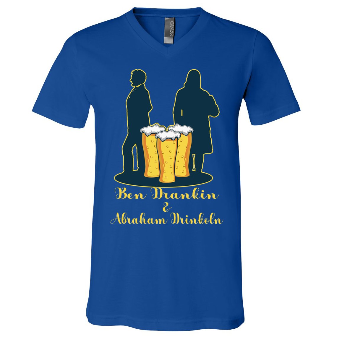 Ben Drankin American Alcoholic Gift V-Neck T-Shirt
