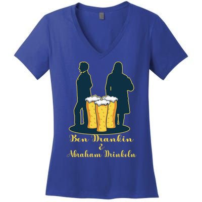 Ben Drankin American Alcoholic Gift Women's V-Neck T-Shirt