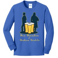 Ben Drankin American Alcoholic Gift Kids Long Sleeve Shirt