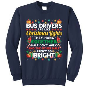 Bus Drivers Are Like Christmas Lights Christmas Bus Driver Sweatshirt