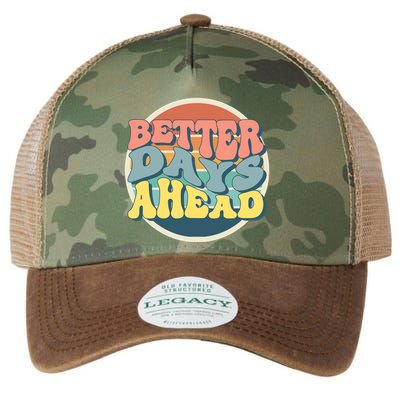 Better Days Ahead Retro Sunset Legacy Tie Dye Trucker Hat