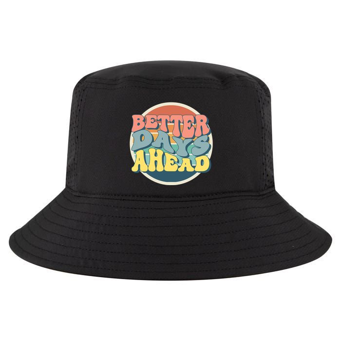 Better Days Ahead Retro Sunset Cool Comfort Performance Bucket Hat