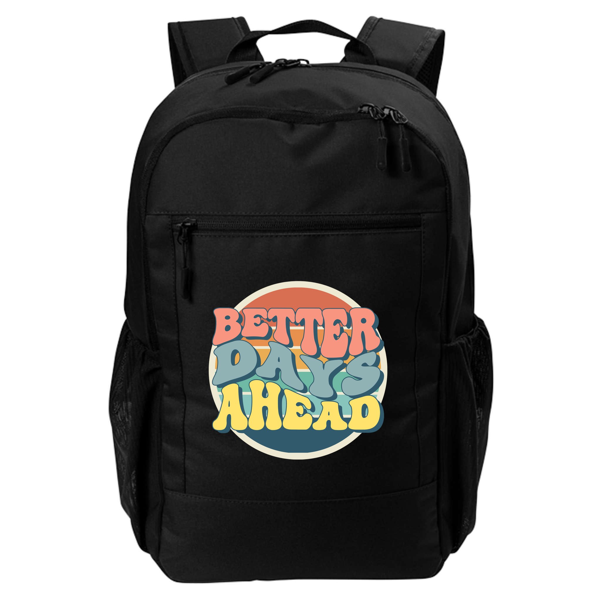Better Days Ahead Retro Sunset Backpack