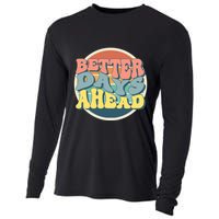 Better Days Ahead Retro Sunset Cooling Performance Long Sleeve Crew