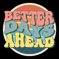Better Days Ahead Retro Sunset Cooling Performance Long Sleeve Crew