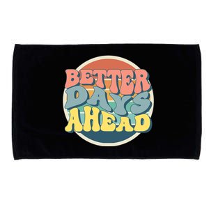 Better Days Ahead Retro Sunset Microfiber Hand Towel