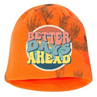 Better Days Ahead Retro Sunset Kati - Camo Knit Beanie