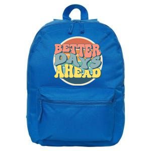 Better Days Ahead Retro Sunset 16 in Basic Backpack