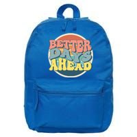 Better Days Ahead Retro Sunset 16 in Basic Backpack