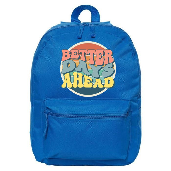 Better Days Ahead Retro Sunset 16 in Basic Backpack