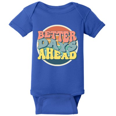 Better Days Ahead Retro Sunset Baby Bodysuit