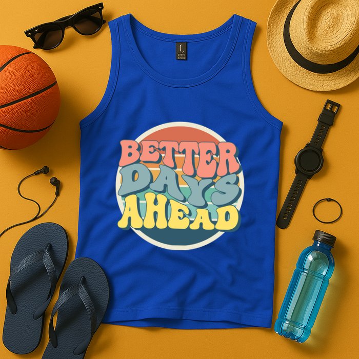 Better Days Ahead Retro Sunset Tank Top