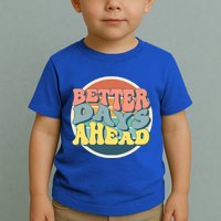 Better Days Ahead Retro Sunset Toddler T-Shirt