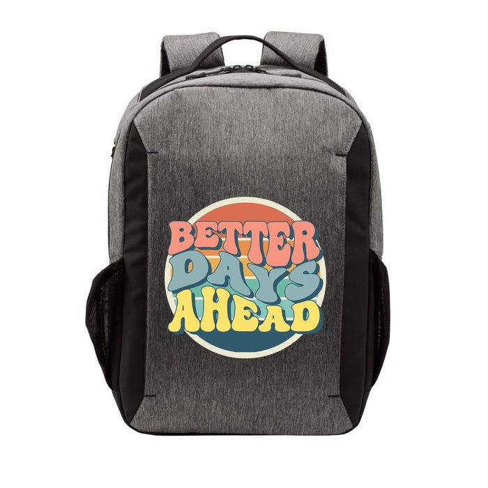 Better Days Ahead Retro Sunset Vector Backpack