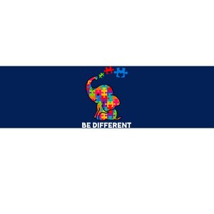 Be Different Autism Awareness Elephant Bumper Sticker