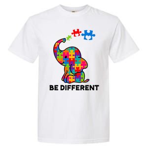 Be Different Autism Awareness Elephant Garment-Dyed Heavyweight T-Shirt