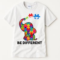 Be Different Autism Awareness Elephant Tall T-Shirt