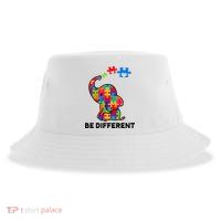 Be Different Autism Awareness Elephant Sustainable Bucket Hat
