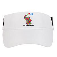 Be Different Autism Awareness Elephant Adult Drive Performance Visor