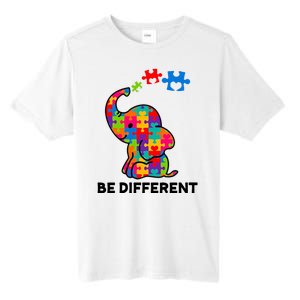 Be Different Autism Awareness Elephant Tall Fusion ChromaSoft Performance T-Shirt