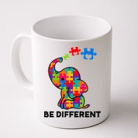 Be Different Autism Awareness Elephant Mug