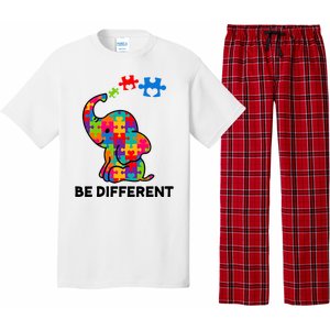 Be Different Autism Awareness Elephant Pajama Set