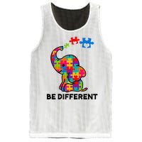 Be Different Autism Awareness Elephant Mesh Reversible Basketball Jersey Tank