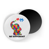 Be Different Autism Awareness Elephant Magnet