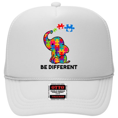 Be Different Autism Awareness Elephant Trucker Hat